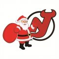 New Jersey Devils Santa Claus Logo Iron On Transfer