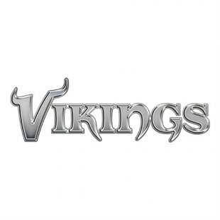 Minnesota Vikings Silver Logo Print Decal