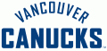 Vancouver Canucks 2007 08-Pres Wordmark Logo Iron On Transfer