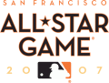 MLB All-Star Game 2007 Wordmark Logo Print Decal