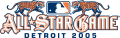 MLB All-Star Game 2005 Wordmark Logo Print Decal
