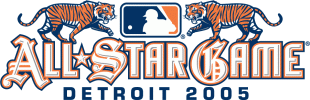 MLB All-Star Game 2005 Wordmark Logo Print Decal