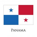 Panama flag logo Print Decal