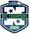 Seattle Seahawks 2005 Champion Logo Iron On Transfer