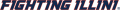 Illinois Fighting Illini 2014-Pres Wordmark Logo 05 Print Decal