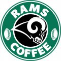 Los Angeles Rams starbucks coffee logo Print Decal