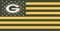 Green Bay Packers Flag001 logo Iron On Transfer