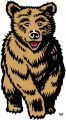 Montana Grizzlies 1996-2009 Mascot Logo Print Decal