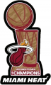 Miami Heat 2012-2013 Champion Logo 2 Iron On Transfer