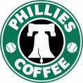 Philadelphia Phillies Starbucks Coffee Logo Iron On Transfer