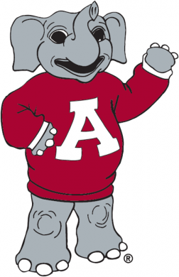 Alabama Crimson Tide 2000 Mascot Logo Iron On Transfer