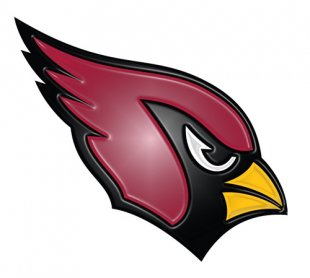 Arizona Cardinals Plastic Effect Logo Iron On Transfer