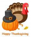 Thanksgiving Day Logo 35 Print Decal