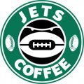 New York Jets starbucks coffee logo Iron On Transfer