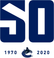 Vancouver Canucks 2019 20 Anniversary Logo 02 Iron On Transfer