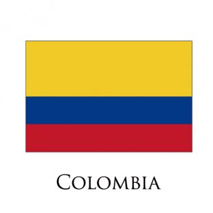 Colombia flag logo Print Decal