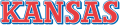 Kansas Jayhawks 1989-2001 Wordmark Logo Iron On Transfer