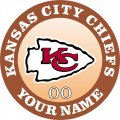 Kansas City Chiefs Customized Logo Iron On Transfer