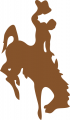 Wyoming Cowboys 1965-2005 Primary Logo Print Decal