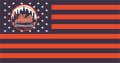 New York Mets Flag001 logo Print Decal