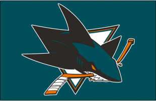 San Jose Sharks 2007 08 Jersey Logo Print Decal