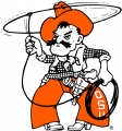 Oklahoma State Cowboys 1973-2018 Mascot Logo 01 Print Decal