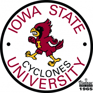 Iowa State Cyclones 1965-1977 Alternate Logo 03 Print Decal