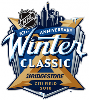 NHL Winter Classic 2017-2018 Logo Print Decal