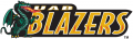 UAB Blazers 1996-2014 Wordmark Logo 02 Print Decal