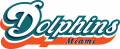 Miami Dolphins 1997-2012 Wordmark Logo Print Decal