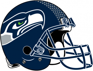 Seattle Seahawks 2012-Pres Helmet Logo Print Decal