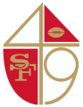 San Francisco 49ers 1965-1972 Alternate Logo Print Decal