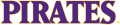 East Carolina Pirates 2014-Pres Wordmark Logo 01 Print Decal