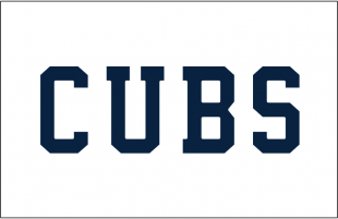 Chicago Cubs 1921 Jersey Logo Print Decal