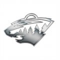 Minnesota Wild Silver Logo Iron On Transfer