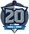 Tennessee Titans 2018 Anniversary Logo Print Decal