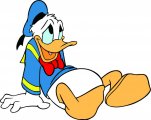 Donald Duck Logo 11 Iron On Transfer