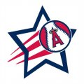 Los Angeles Angels of Anaheim Baseball Goal Star logo Iron On Transfer
