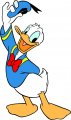 Donald Duck Logo 12 Iron On Transfer