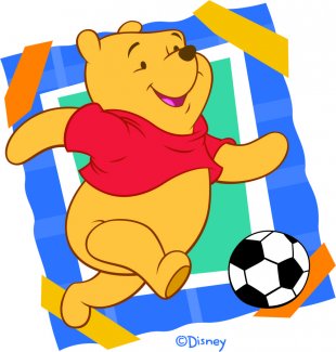 Disney Pooh Logo 04 Print Decal