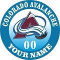 Colorado Avalanche Customized Logo Print Decal