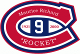 Montreal Canadiens 1999 00 Memorial Logo Print Decal