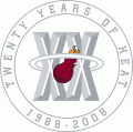 Miami Heat 2007-2008 Anniversary Logo Print Decal