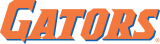 Florida Gators 1998-2012 Wordmark Logo 01 Print Decal