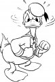 Donald Duck Logo 06 Iron On Transfer