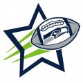 Seattle Seahawks Football Goal Star logo Print Decal
