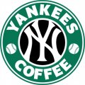 New York Yankees Starbucks Coffee Logo Print Decal
