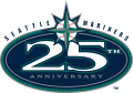Seattle Mariners 2002 Anniversary Logo Iron On Transfer