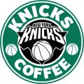 New York Knicks Starbucks Coffee Logo Iron On Transfer