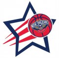 New Orleans Pelicans Basketball Goal Star logo Iron On Transfer